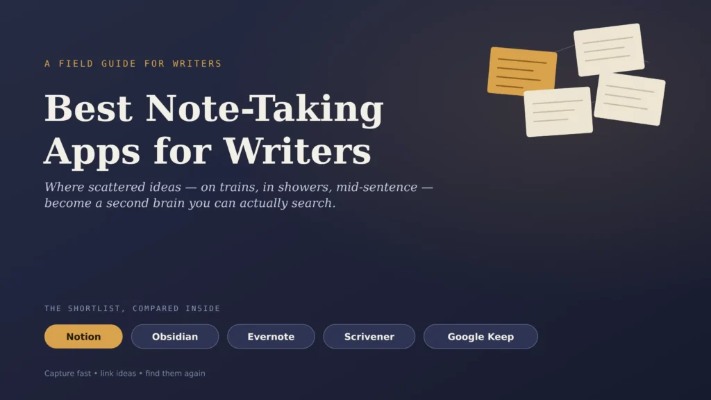 Best note-taking apps for writers