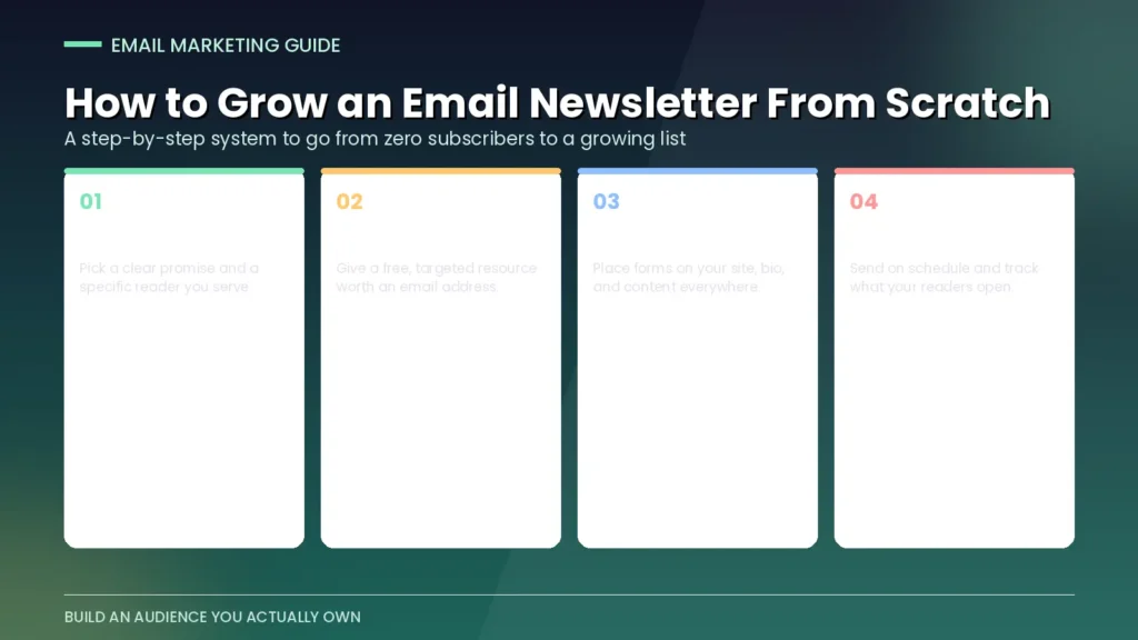 How to Grow an Email Newsletter From Scratch